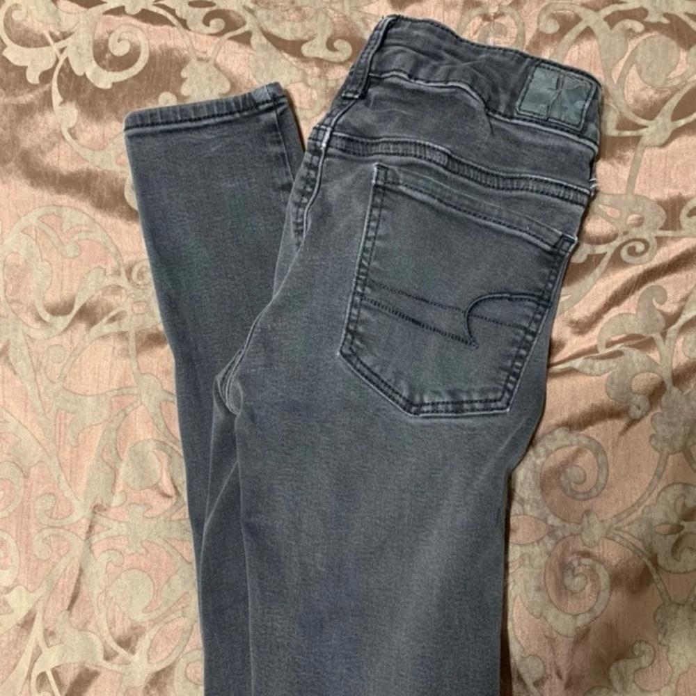American Eagle Black Skinny Jeans Size 2